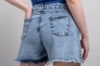 Шорты женские джинсовые 200498 Fashion Голубой Фото 3