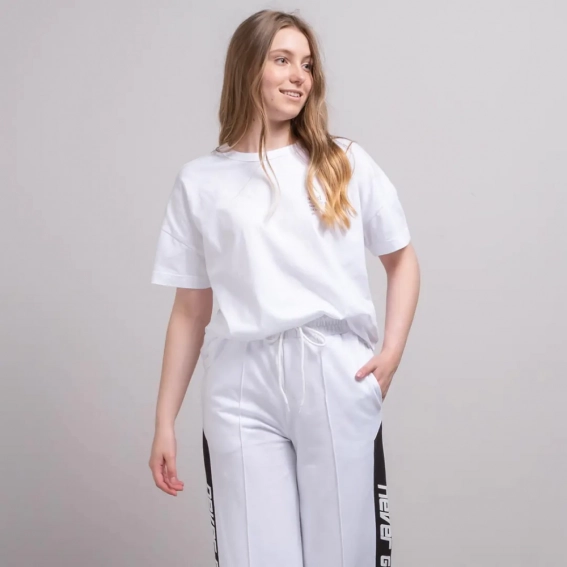 Штани 102469 Fashion Білий фото 4 — інтернет-магазин Tapok