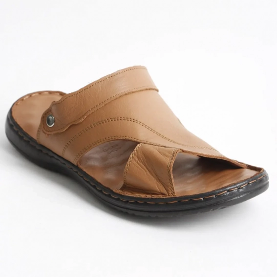 Сандалии мужские кожаные 340511  Fashion Коричневый фото 1 — интернет-магазин Tapok