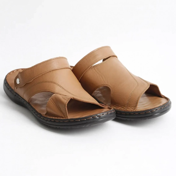Сандалии мужские кожаные 340511  Fashion Коричневый фото 4 — интернет-магазин Tapok