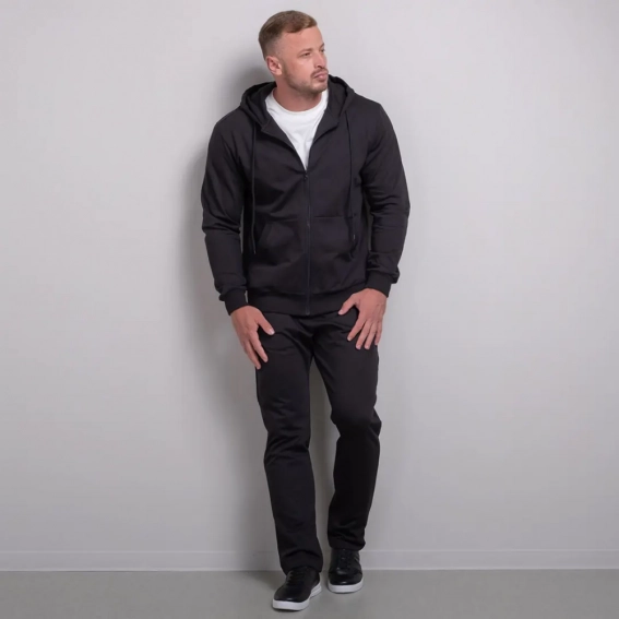 Толстовка мужская 102570  Fashion Черный фото 4 — интернет-магазин Tapok