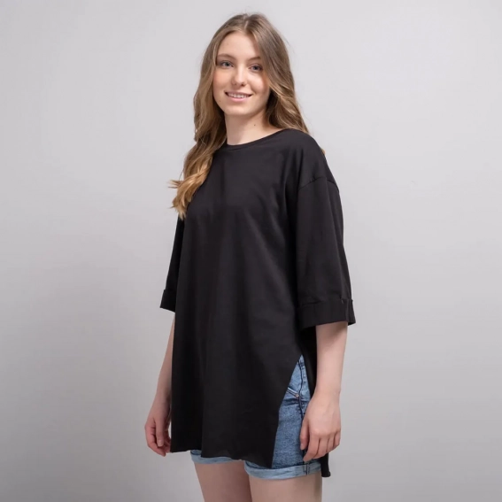 Футболка жіноча 340536 Fashion Чорний фото 1 — інтернет-магазин Tapok