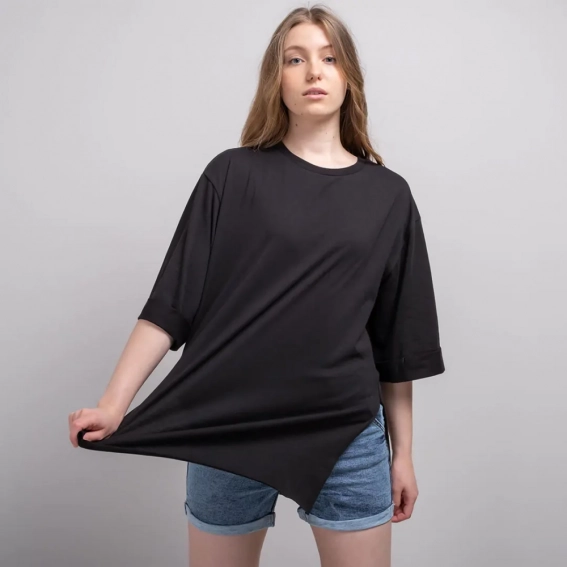 Футболка жіноча 340536 Fashion Чорний фото 2 — інтернет-магазин Tapok