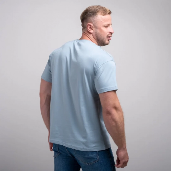 Футболка мужская 340709 Fashion Серый фото 4 — интернет-магазин Tapok