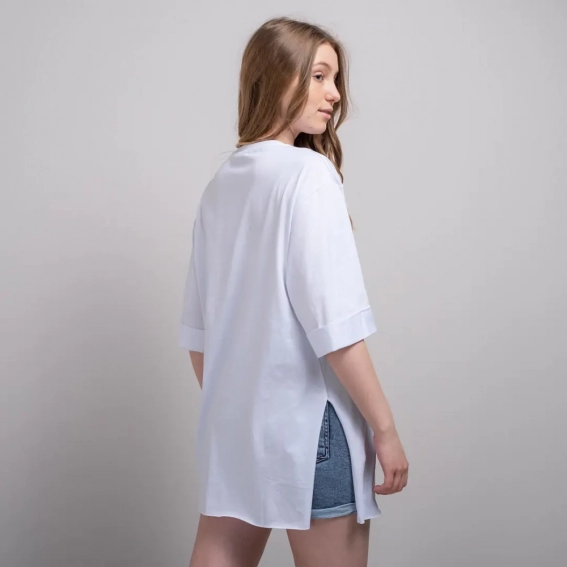 Футболка жіноча 340534 Fashion Білий фото 2 — інтернет-магазин Tapok
