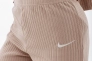 Жіночі Брюки Nike W NSW RIB JRSY PANT Бежевий Фото 4