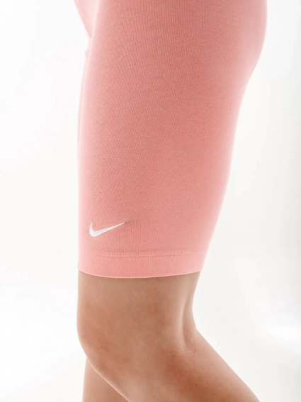Жіночі Шорти Nike W NSW ESSNTL MR BIKER SHORT Рожевий фото 2 — інтернет-магазин Tapok