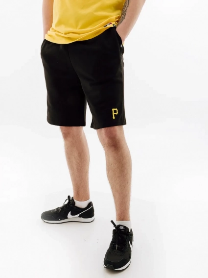 Чоловічі Шорти 47 Brand PITTSBURGH PIRATES BASE RUNNER Чорний фото 1 — інтернет-магазин Tapok