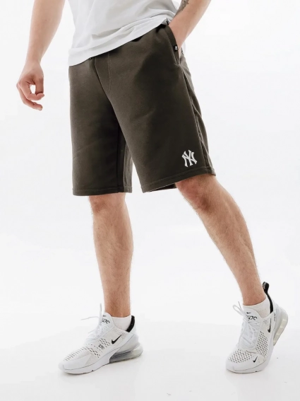 Чоловічі Шорти 47 Brand NEW YORK YANKEES BASE RUNNER Сірий фото 1 — інтернет-магазин Tapok