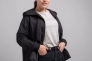 Толстовка на змейке женская 102707  Fashion Черный Фото 4