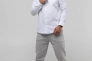 Рубашка классическая однотонная мужская Redpolo 3808 Белый Фото 4