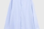 Рубашка однотонная мужская FIGO 18418 Голубой Фото 7