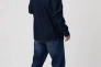 Рубашка однотонная мужская FIGO 18315 Темно-синий Фото 6