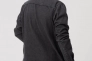 Рубашка однотонная мужская FIGO 18315 Темно-серый Фото 2
