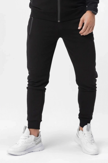 Спортивные штаны мужские CL 15223-K Черный фото 1 — интернет-магазин Tapok