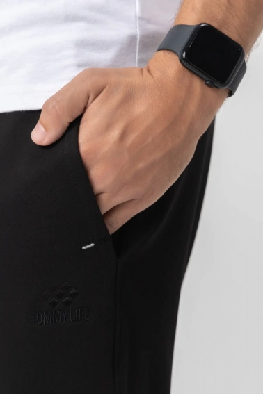 Спортивные штаны мужские Tommy life 84967 Черный фото 4 — интернет-магазин Tapok