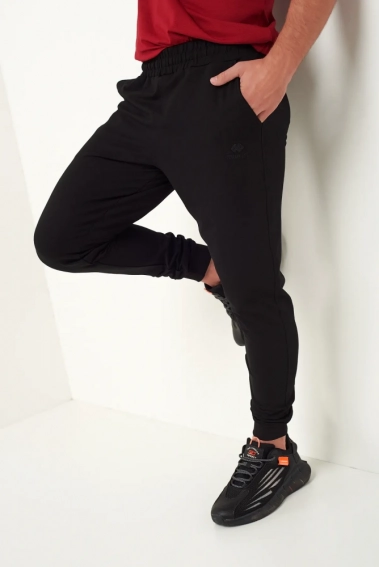 Спортивные штаны мужские Tommy life 84652 Черный фото 2 — интернет-магазин Tapok