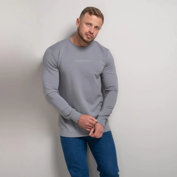 Світшот чоловічий 341232 Fashion Сірий фото 4 — інтернет-магазин Tapok