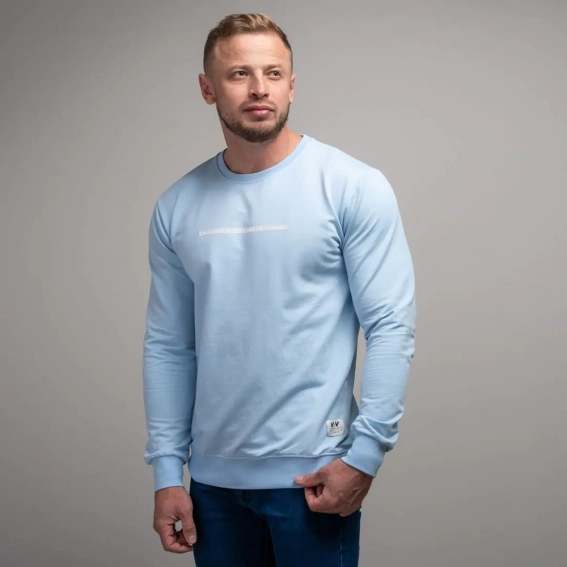 Світшот чоловічий 341339 Fashion Блакитний фото 2 — інтернет-магазин Tapok