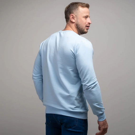 Світшот чоловічий 341339 Fashion Блакитний фото 4 — інтернет-магазин Tapok