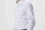 Рубашка классическая с узором мужская MCL 32589 Белый Фото 1