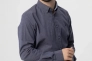 Рубашка однотонная мужская CL 32590 Темно-синий Фото 1
