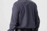 Рубашка однотонная мужская CL 32590 Темно-синий Фото 3