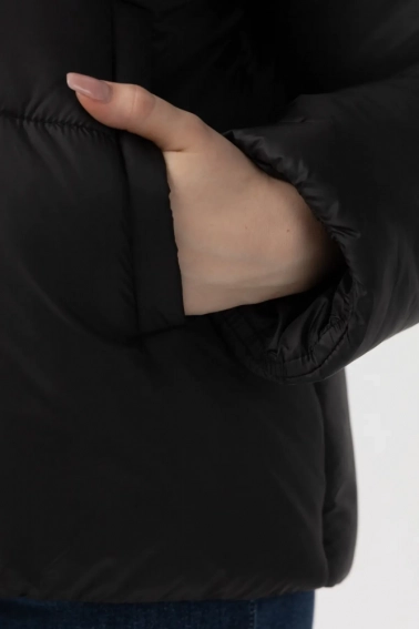 Куртка жіноча LAWA WBC02349 Чорний фото 3 — інтернет-магазин Tapok