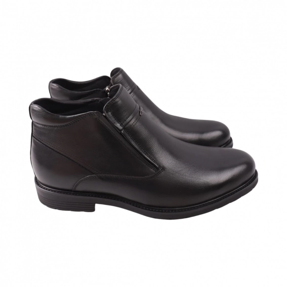 Ботинки мужские Brooman черные натуральная кожа 981-24ZH фото 1 — интернет-магазин Tapok