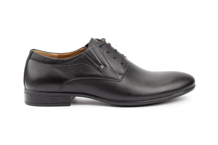 Чоловічі туфлі шкіряні весняно-осінні чорні Stas 335-09-67 фото 12 — інтернет-магазин Tapok
