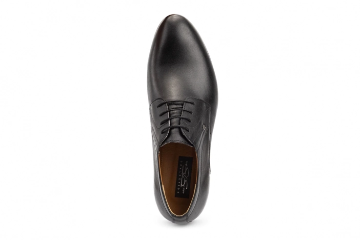 Чоловічі туфлі шкіряні весняно-осінні чорні Stas 335-09-67 фото 14 — інтернет-магазин Tapok