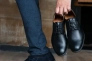 Чоловічі туфлі замшеві весняно-осінні сині Yuves М5 (Trade Mark) Фото 7