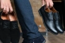 Мужские замшевые туфли весенне-осенние синие Yuves М5 (Trade Mark) Фото 8