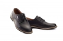 Подростковые туфли кожаные весенне-осенние черные Yuves М5 (Trade Mark) Фото 1