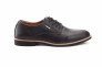 Подростковые туфли кожаные весенне-осенние черные Yuves М5 (Trade Mark) Фото 5