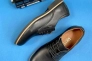 Подростковые туфли кожаные весенне-осенние черные Yuves М5 (Trade Mark) Фото 6