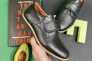 Подростковые туфли кожаные весенне-осенние черные Yuves М5L Фото 2