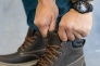 Чоловічі черевики шкіряні зимові коричневі Accord БОТ Фото 5