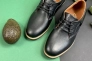 Подростковые туфли кожаные весенне-осенние черные Yuves М6 Фото 8