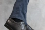 Мужские туфли кожаные весенне-осенние черные Cevivo 5541 Фото 1