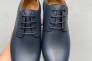 Мужские туфли кожаные весенне-осенние синие Stas 335-24-67 Фото 3