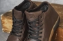 Мужские кожаные кеды зимние коричневые Emirro x500 Фото 1