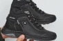 Підліткові черевики шкіряні зимові чорні Splinter 1719 хутро Фото 1