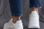 Жіночі кросівки шкіряні літні білі Yuves 197 Перфорація Фото 5