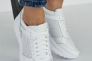 Женские кроссовки кожаные летние белые Yuves 197 Фото 7