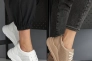 Жіночі кросівки шкіряні літні бежеві Yuves 181 Перфорація Фото 3