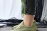Жіночі кросівки шкіряні літні зелені Yuves 192 Перфорація Фото 4