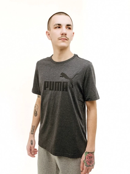 Футболка Puma ESS Heather Tee 58673607 фото 1 — интернет-магазин Tapok