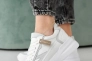 Женские кроссовки кожаные весенне-осенние белые Yuves 162 Фото 1