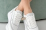 Жіночі кросівки шкіряні весняно-осінні білі Yuves 162 Фото 4